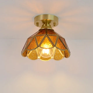 Celako™ Cuvena Pendant Light | Copper Glass Kitchen Island Lighting