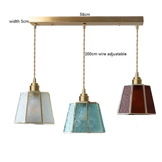 Celako™ Vetra Pendant Light | Glass Dining Room Lighting