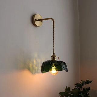 Celako™ Patinea Wall Light | Glass Bedroom Lighting