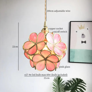 Celako™ Aurisel Pendant Light | Glass Bedroom Lighting