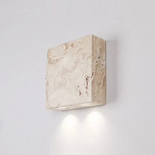 Celako™ Travessa Wall Light | Yellow Travertine Bedroom Lighting