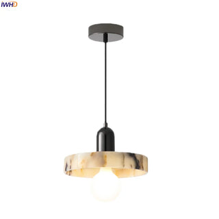 Celako™ Marquina Pendant Light | Marble Dining Room Lighting