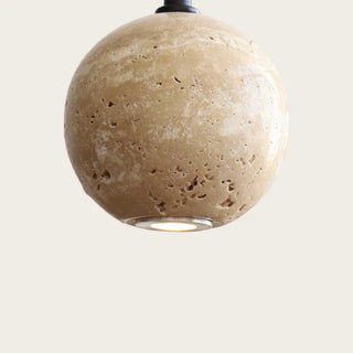 Celako™ Lunapiet Pendant Light | Yellow Travertine Japan Style