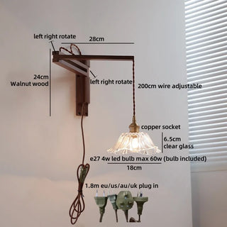 Celako™ Aureole Wall Light | Glass Living Room Lighting
