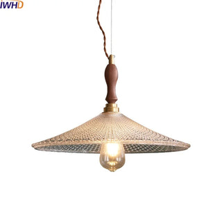 Celako™ Cuora Pendant Light | Copper Glass Bedroom Lighting