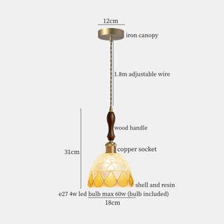 Celako™ Vetrata Pendant Light | Resin Kitchen Island Lighting