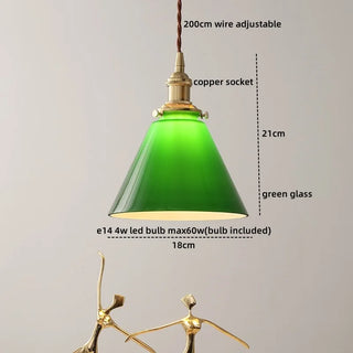 Celako™ Auriole Pendant Light | Glass Stone Bedroom Lighting