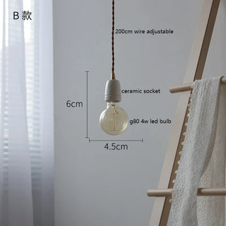 Celako™ Satori Pendant Light | Ceramic Bedside Lighting