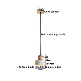 Celako™ Shibumi Pendant Light | Terrazzo Dining Room Lighting