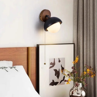 Celako™ Neratra Wall Light | Black Travertine Bedroom Lighting