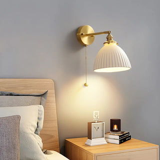 Celako™ Aurila Wall Light | Copper Bedroom Lighting