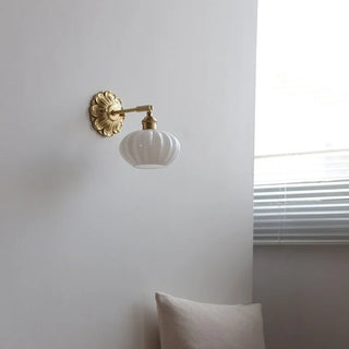 Celako™ Kabocha Wall Light | Glass Wabi Sabi Modern Living Room Lighting