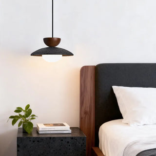 Celako™ Lapideous Pendant Light | Black Travertine Nordic Minimalism Bedroom Lighting