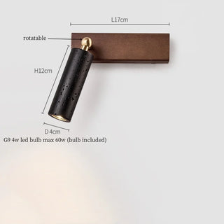 Celako™ Traventino Wall Light | Black Travertine Kitchen Island Lighting
