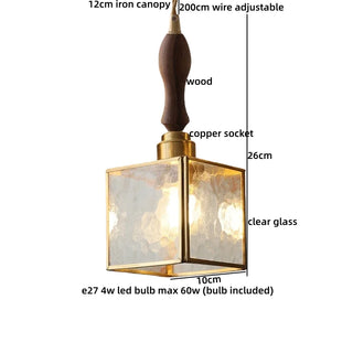 Celako™ Seleno Pendant Light | Glass Bedroom Lighting
