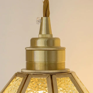 Celako™ Cuproglas Pendant Light | Glass Vintage Bedroom Lighting