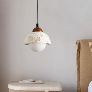 Celako™ Terumi Pendant Light | Terrazzo Wabi Sabi Bedroom Lighting