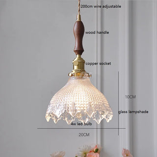 Celako™ Zelora Pendant Light | Glass Dining Room Lighting