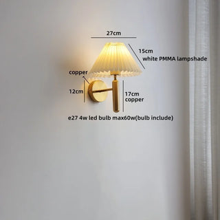Celako™ Parasol Wall Light | Wood Living Room Lighting