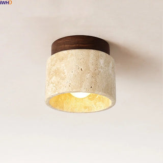Celako™ Calvena Ceiling Light | Yellow Travertine Kitchen Island Lighting