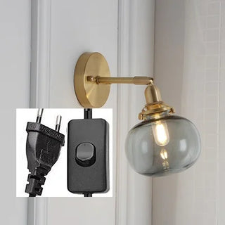 Celako™ Sperla Wall Light | Glass Stone Bedroom Lighting