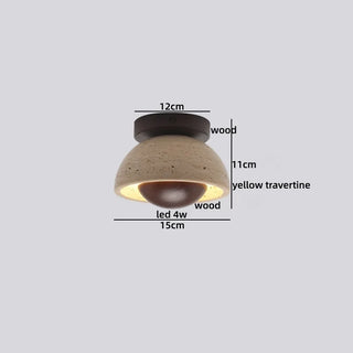 Celako™ Lunastone Ceiling Light | Marble Modern Style Bedroom Lighting