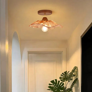 Celako™ Topazio Ceiling Light | Amber Glass Japan Style