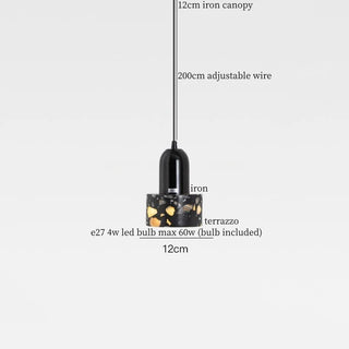 Celako™ Tesserae Pendant Light | Terrazzo Kitchen Island Lighting