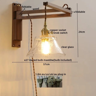 Celako™ Curessa Wall Light | Copper Bedside Lighting