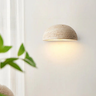 Celako™ Travient Wall Light | Yellow Travertine Living Room Lighting