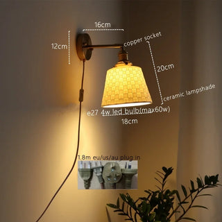 Celako™ Obvara Wall Light | Copper Bedroom Lighting