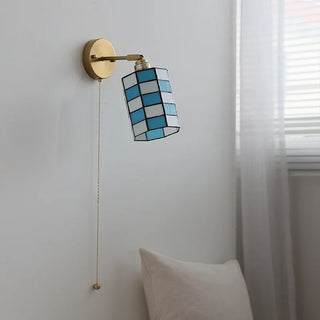 Celako™ Virella Wall Light | Stained Glass Entryway Lighting