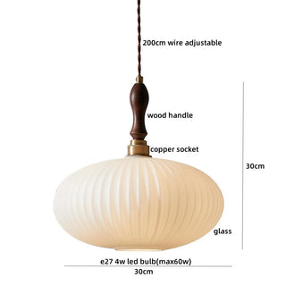 Celako™ Cuora Pendant Light | Copper Glass Bedroom Lighting
