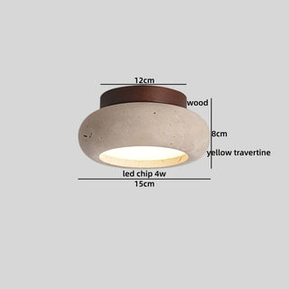 Celako™ Calaro Ceiling Light | Yellow Travertine Kitchen Island Lighting