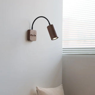 Celako™ Flexura Wall Light | Wood Bedroom Lighting
