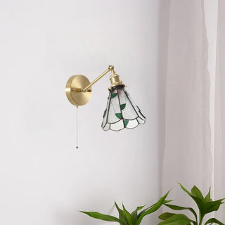 Celako™ Chromara Wall Light | Glass Copper Living Room Lighting