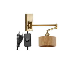 Celako™ Gildra Wall Light | Wood Bedroom Lighting