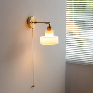 Celako™ Copelio Wall Light | Copper Glass Living Room Lighting