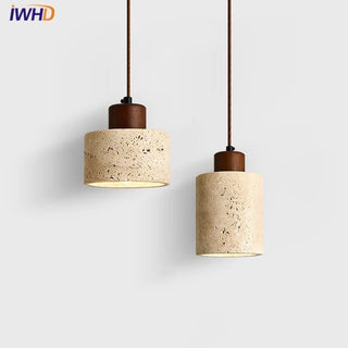 Celako™ Calizia Pendant Light | Travertine Dining Room Lighting