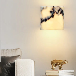 Celako™ Cavari Wall Light | Stone Bedside Lighting