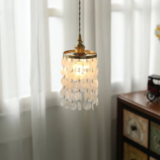 Celako™ Capizo Pendant Light | Shell Bedroom Lighting