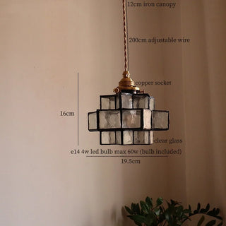 Celako™ Kinzakura Pendant Light | Glass Japan Vintage