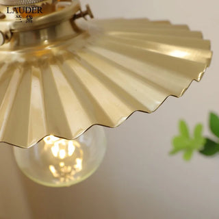 Celako™ Kurumi Pendant Light | Copper Walnut Dining Room Lighting