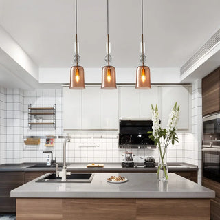 Celako™ Vetrisa Pendant Light | Glass Kitchen Island Lighting