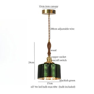 Celako™ Aurivelle Pendant Light | Glass Stone Kitchen Island Lighting