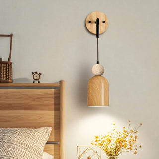 Celako™ Ishiro Wall Light | Travertine Living Room Lighting