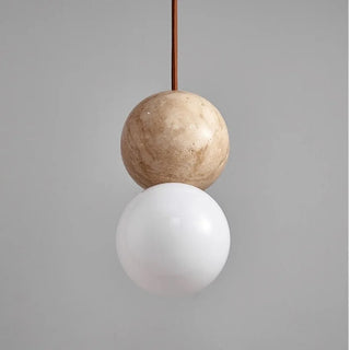 Celako™ Vitreno Pendant Light | Yellow Travertine Kitchen Island Lighting