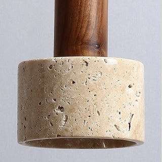 Celako™ Tavorine Pendant Light | Yellow Travertine Japan Wabi Sabi