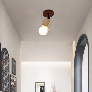 Celako™ Tiburian Ceiling Light | Yellow Travertine Living Room Lighting