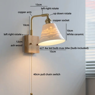 Celako™ Fiora Wall Light | Ceramic Entryway Lighting